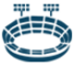 Menüpunkt Austragungsort - Stadium icon